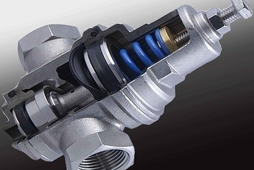 Valvola di controllo della pressione ad azione diretta Sezione